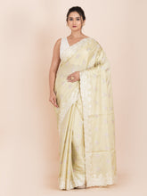 KAVVYA YELLOW SILK SAREE