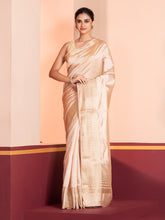 KAVVYA OFFWHITE WEAVING SILK SAREE