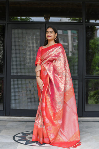 Kavvya Rani Soft & Lightweight Mulberry Silk Weaving Saree KAVVYA 