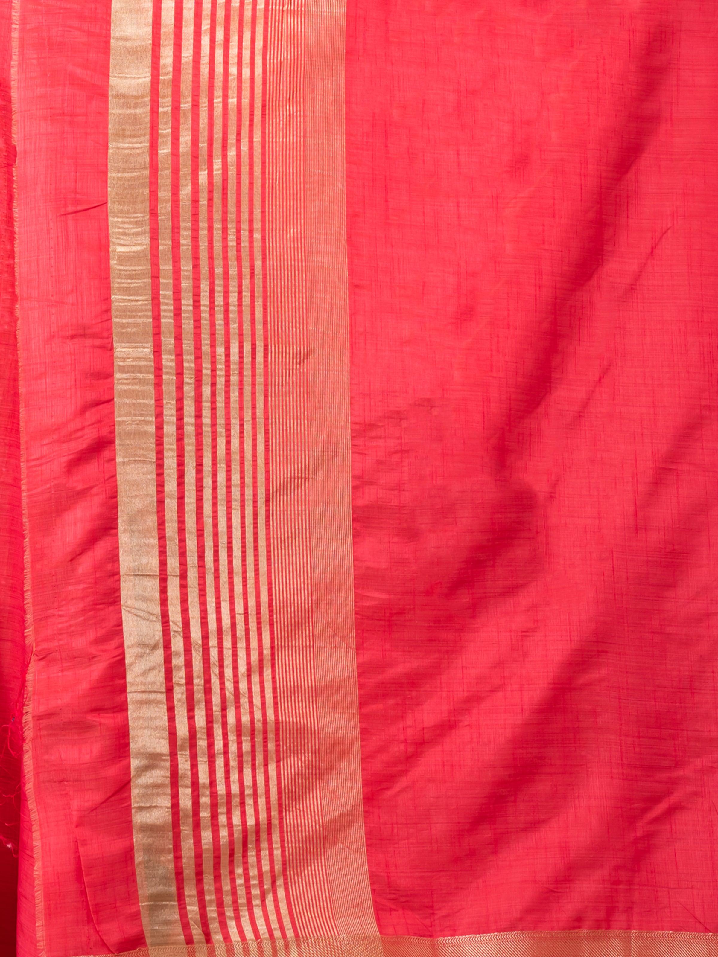 KAVVYA SOOTHING ROSE PINK SOFT & LIGHT WEIGHT CELEBRITY THEME WEAVING SILK SAREE - KAVVYA 