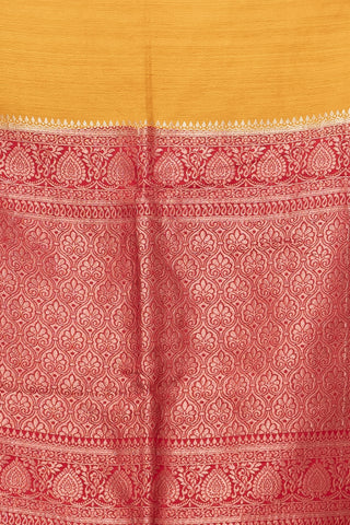 KAVVYA SOFT & LIGHT WEIGHT MUSTARD RAW SILK SAREE