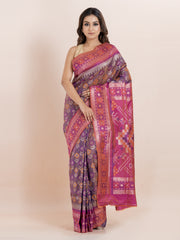 KAVVYA SOFT & LIGHT WEIGHT PURPLE TWO TONE SAREE