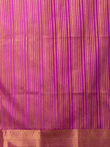 KAVVYA SOOTHING PURPLE SOFT AND LIGHT WEIGHT BOLLYWOOD STYLE BENARASI ORGANZA WEAVING SILK SAREE - KAVVYA 