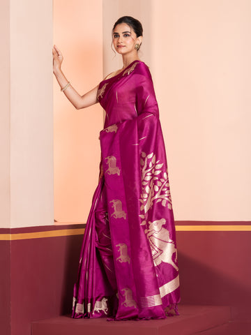 KAVVYA RANI  HANDLOOM SILK SAREE