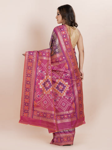 KAVVYA SOFT & LIGHT WEIGHT PURPLE TWO TONE SAREE