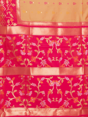 KAVVYA  TWO TONE GREEN & IKAT SAREE