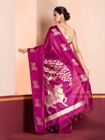 KAVVYA RANI  HANDLOOM SILK SAREE