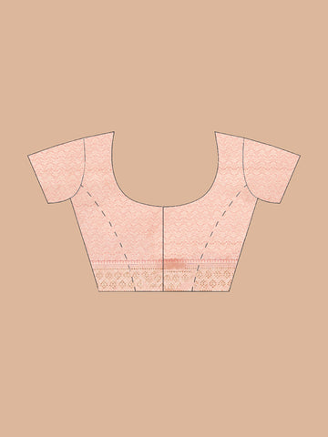 KAVVYA SOFT & LIGHT WEIGHT PINK ORGANZA TISSUE SAREE