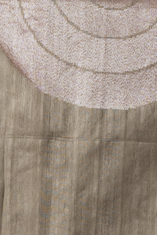 KAVVYA SOFT & LIGHT WEIGHT BOTTLE GREEN HANDLOOM WEAVED SAREE WITH BRONZE FLORAL MOTIF ALL OVER THE SAREE WITH CONTRAST OLIVE GREEN PALLU AND BLOUSE