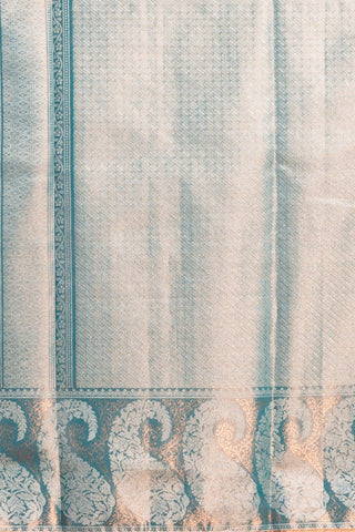 KAVVYA SOFT & LIGHTWEIGHT METALLIC BRASS COLOUR WEAVING SILK SAREE