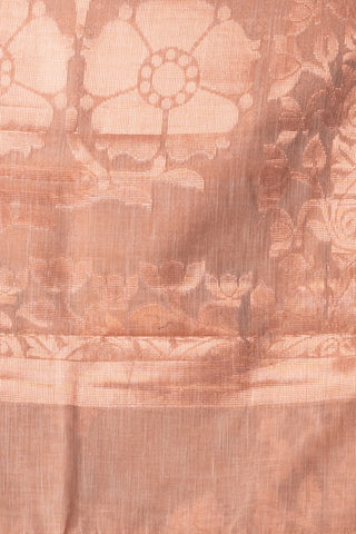 KAVVYA SOFT & LIGHTWEIGHT CAMEL BROWN COLOUR  HANDLOOM SAREE