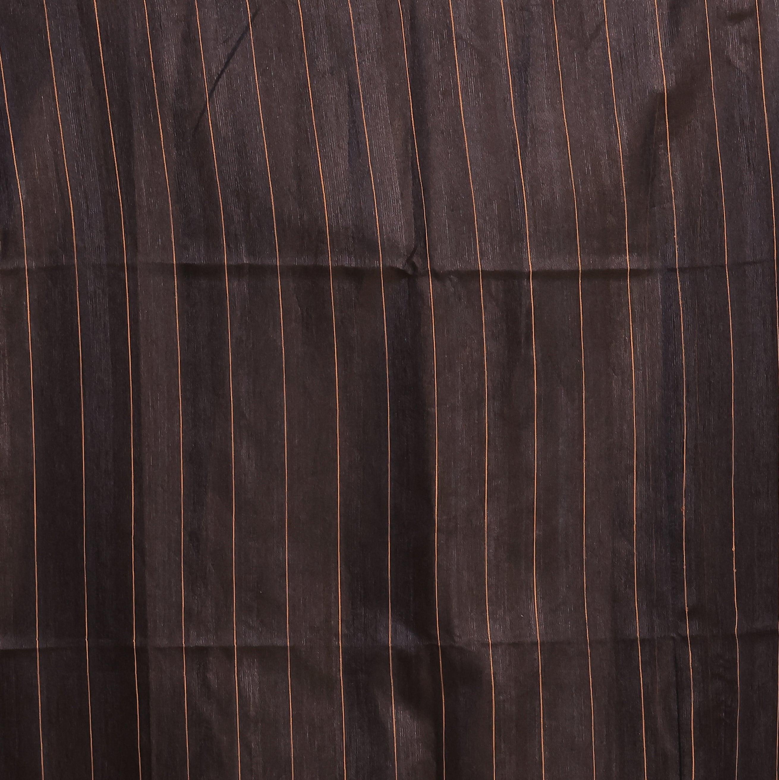 KAVVYA soft & lightweight black color benarasi handloom saree - KAVVYA 