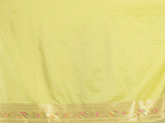 Kavvya Mint Green Soft & Lightweight Weaving Brocade Silk Floral Paithani Saree - KAVVYA 