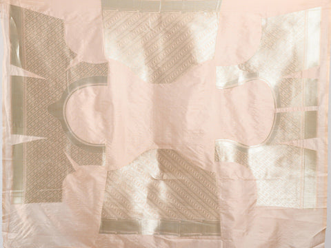 KAVVYA Blush Pink Soft & Lightweight Mulberry Silk Paithani Saree