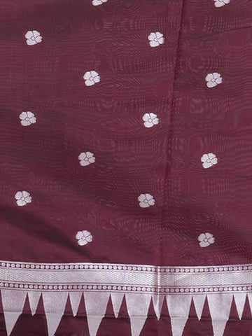 Kavvya Wine Soft & Lightweight Banarasi Pashmina Weaving Silk Saree - KAVVYA 