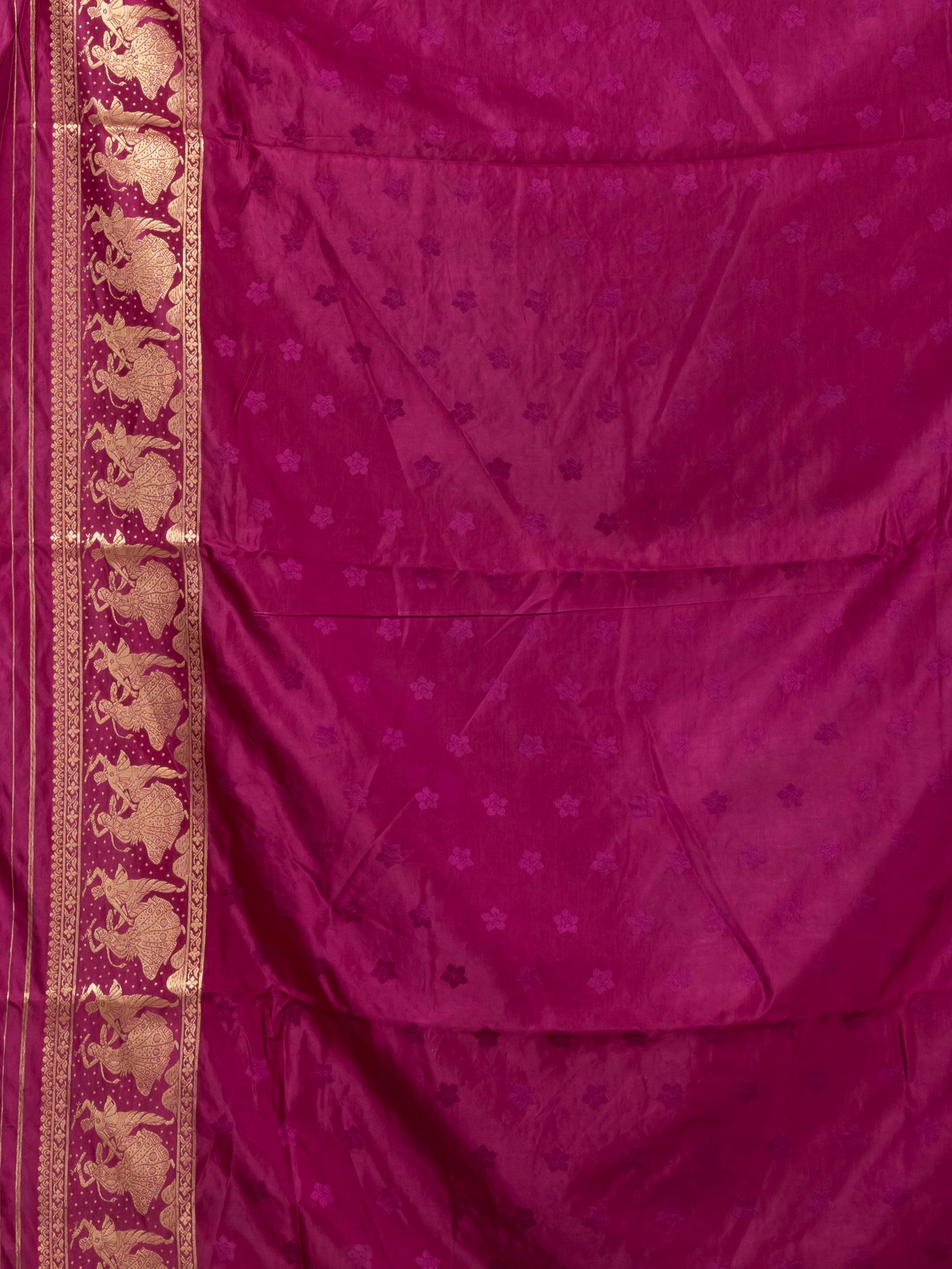 Kavvya Purple Soft & Lightweight Banarasi Gajji Silk Saree - KAVVYA 