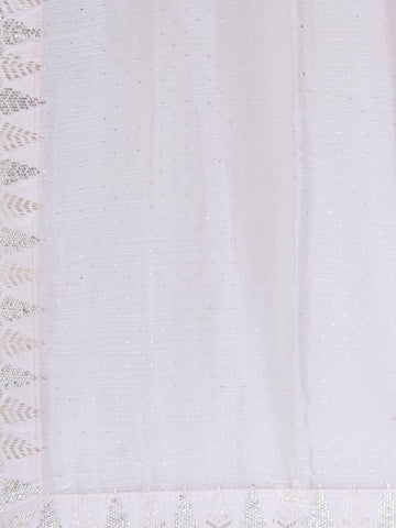 Kavvya Blush Pink Color Fancy Hand Emboidery Saree