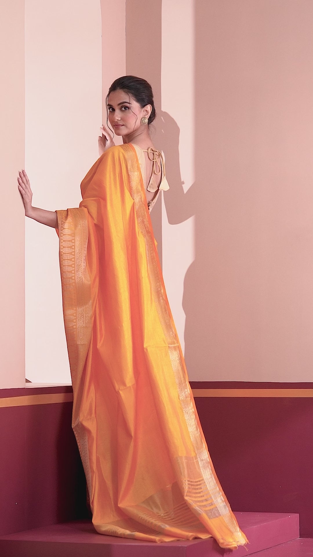 KAVVYA YELLOW WEAVING SILK SAREE