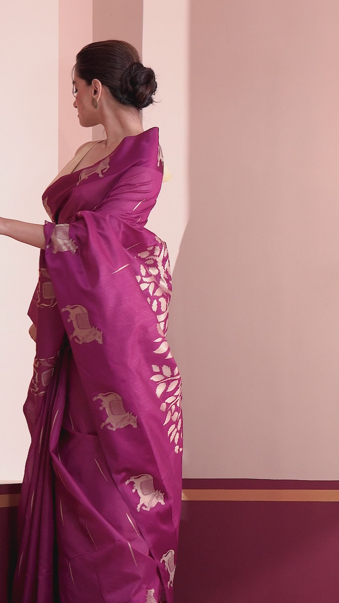KAVVYA RANI  HANDLOOM SILK SAREE